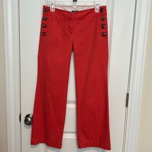 Loft 0p coral trousers